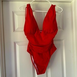 Beautiful red bathing suit. Size M